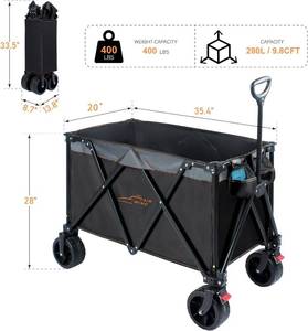 lot 32 image: Fair Wind Collapsible Foldable Wagon