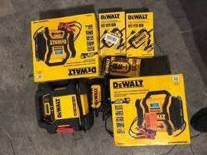 Lot of Assorted Dewalt Portable Power Stations Various Models  Sizes and Conditions   Customer Returns See Pictures