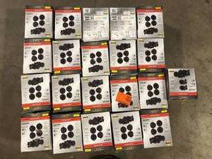 Lot of Defiant Hartford Matte Black Single Cylinder Keyed Entry Project Pack Combo Pack  Customer Returns See Pictures