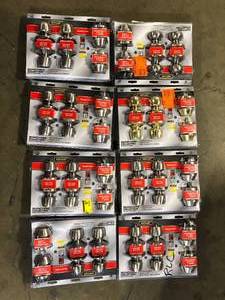Lot of Assorted Keyed Door Entry Handles Various Models and Conditions  Customer Returns See Pictures