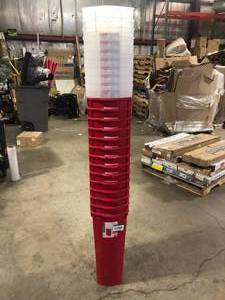 Lot of Assorted Plastic Bins  Customer Returns See Pictures