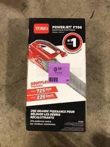 Toro Lawn Power Fan Customer Returns See Pictures