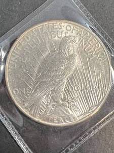 lot 08 image: 1923-S US PEACE SILVER DOLLAR