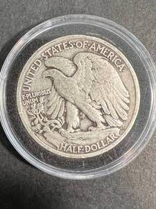 lot 15 image: 1936 US WALKING LIBERTY HALF DOLLAR IN AIRTITE
