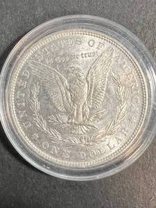 lot 23 image: 1881-O US MORGAN SILVER DOLLAR IN AIRTITE