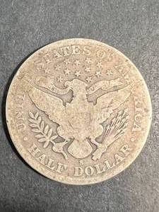 lot 29 image: 1905-S US BARBER HALF DOLLAR