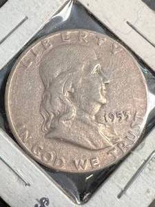 lot 30 image: 1953 US FRANKLIN HALF DOLLAR