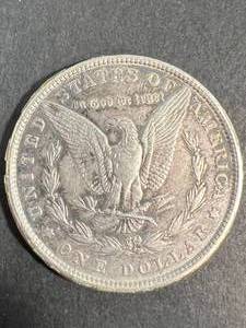lot 38 image: 1881 US MORGAN SILVER DOLLAR