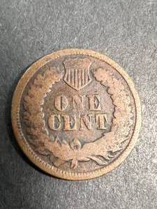 lot 65 image: 1867 US INDIAN HEAD CENT