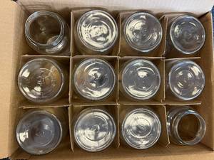 lot 53 image: 12 - Wide Mouth 32oz Fisherbrand Bottles  Jars