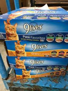 lot 1 image: 9LIVES CANNED CAT FOOD