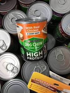 lot 12 image: ASSORTED DOG FOOD AND TREATS