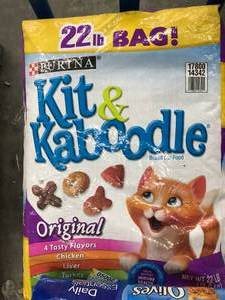 lot 38 image: KIT N KABOODLE CAT FOOD