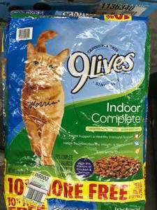 lot 39 image: 9LIVES CAT FOOD