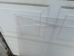 lot 21 image: New Sheet of Plaskolite Optix Clear Acrylic Sheet 36 in. x 72 in. x .100 inch thickness.