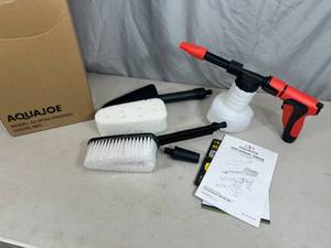 lot 8 image: New AquaJoe Foam Cannon Hose Powered Sprayer