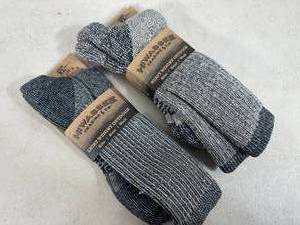 lot 12 image: 2 New Pairs of Hiwassee XL Wool Socks
