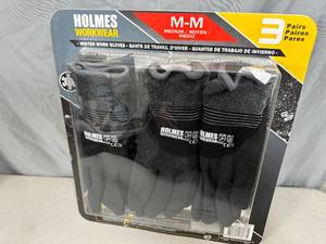 lot 18 image: 3 New Pair of Holmes Workwear Gloves