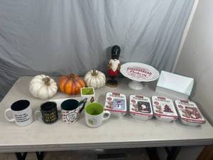 lot 66 image: New Home Decor, Mugs, Holiday, and More