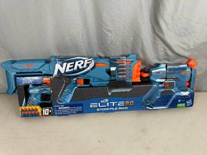 lot 80 image: New 3 Piece Nerf Gun Stockpile Set