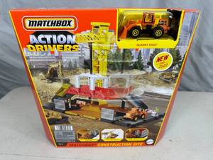 lot 84 image: New Matchbox Action Drivers Construction Site Toy Set