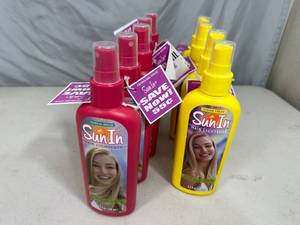 lot 101 image: 9 New Bottles of Sun In Hair Lightener