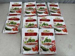 lot 104 image: 10 New Packs of Mrs. Wages Mild Salsa Mix