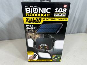 lot 121 image: New Bionic Motion Activated Remote Control LED Floodlight