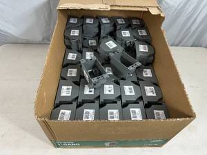 lot 125 image: 72 New Feit Old Work 1 Gang Electrical Boxes
