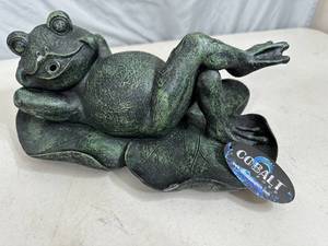 lot 162 image: New Frog Fountain for Pond and Landscaping