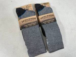 lot 166 image: 2 New Pairs of Hiwassee Lightweight Wool Blend Socks
