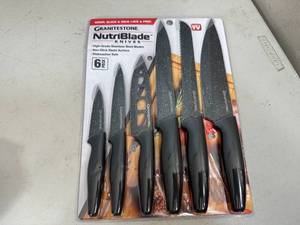 lot 200 image: New 6 Piece GraniteStone Knife Set