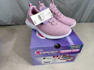lot 221 image: New Womens Skechers Sport Memory Foam Sneakers