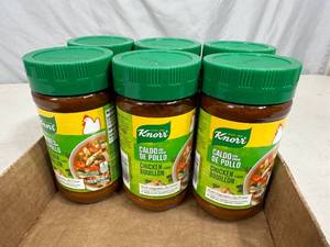 lot 260 image: 6 New Jars of Knorr Chicken Boullion