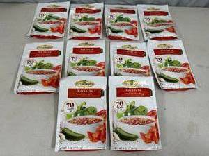 lot 284 image: 10 New Packs of Mrs. Wages Mild Salsa Mix