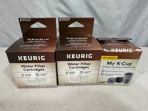 lot 287 image: New Kuerig K-Cup and Water Filter Cartridges