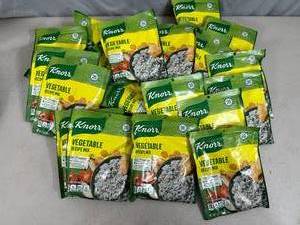 lot 288 image: 20 New Knorr Vegetable Recipe Mixes