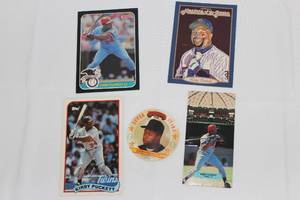lot 114 image: Kirby Pucket cards