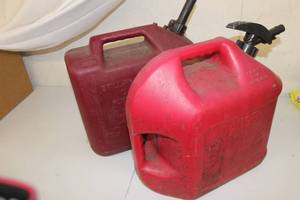 lot 175 image: Two five-gallon Gas Cans