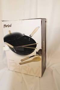 lot 199 image: 5 Pc Wok Set