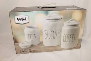 lot 203 image: Ceramic Canister Set