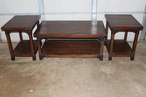 lot 276 image: 3 Piece Ashley Furniture Living room Set