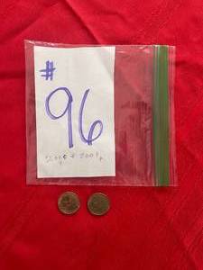 lot 96 image: SACAGAWEA GOLD DOLLAR COINS