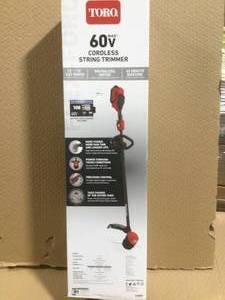 Toro 60V Max Cordless String Trimmer Customer Returns See Pictures