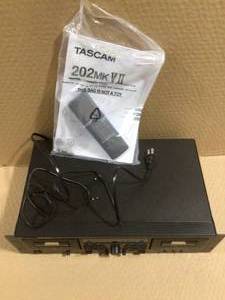 Tascam 202MK VII Double Cassette Deck Customer Returns See Pictures