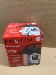 Instant Pot DUO60 V4 6-Quart Duo Electric Pressure CookerSlow Cooker Customer Returns See Pictures