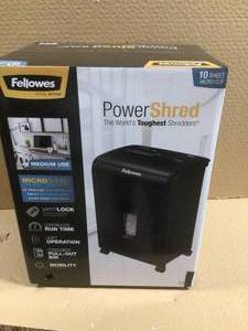 Fellowes Powershred 62MC Micro Cut Shredder  Customer Returns See Pictures
