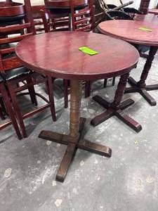 Round High Top Table