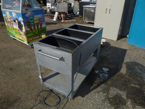 Duke 3 Well Steam Table on Casters