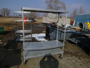 Rack with 3 Shelves on Casters